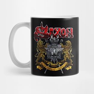 Saxon Band Logo Music Heavy Metal 2 Ecelna Mug